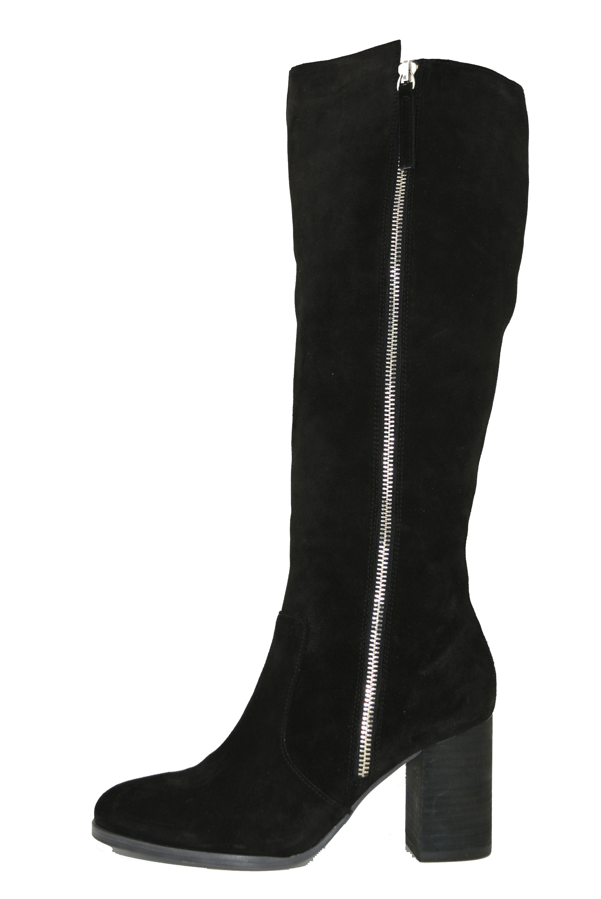 TORI-BLACK VELOUR SUEDE